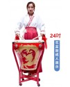 24吋 龍圖案 花盆鼓 連鼓架
